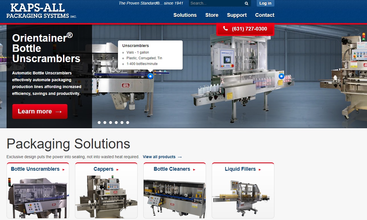 KapsAll Packaging Systems, Inc. Packaging Machinery Companies