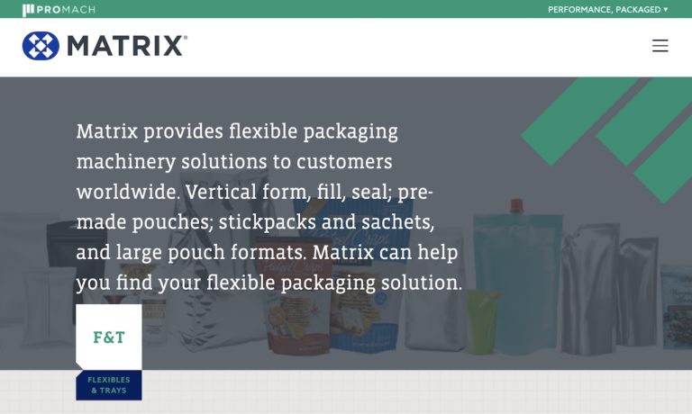 Matrix Packaging Machinery, LLC.