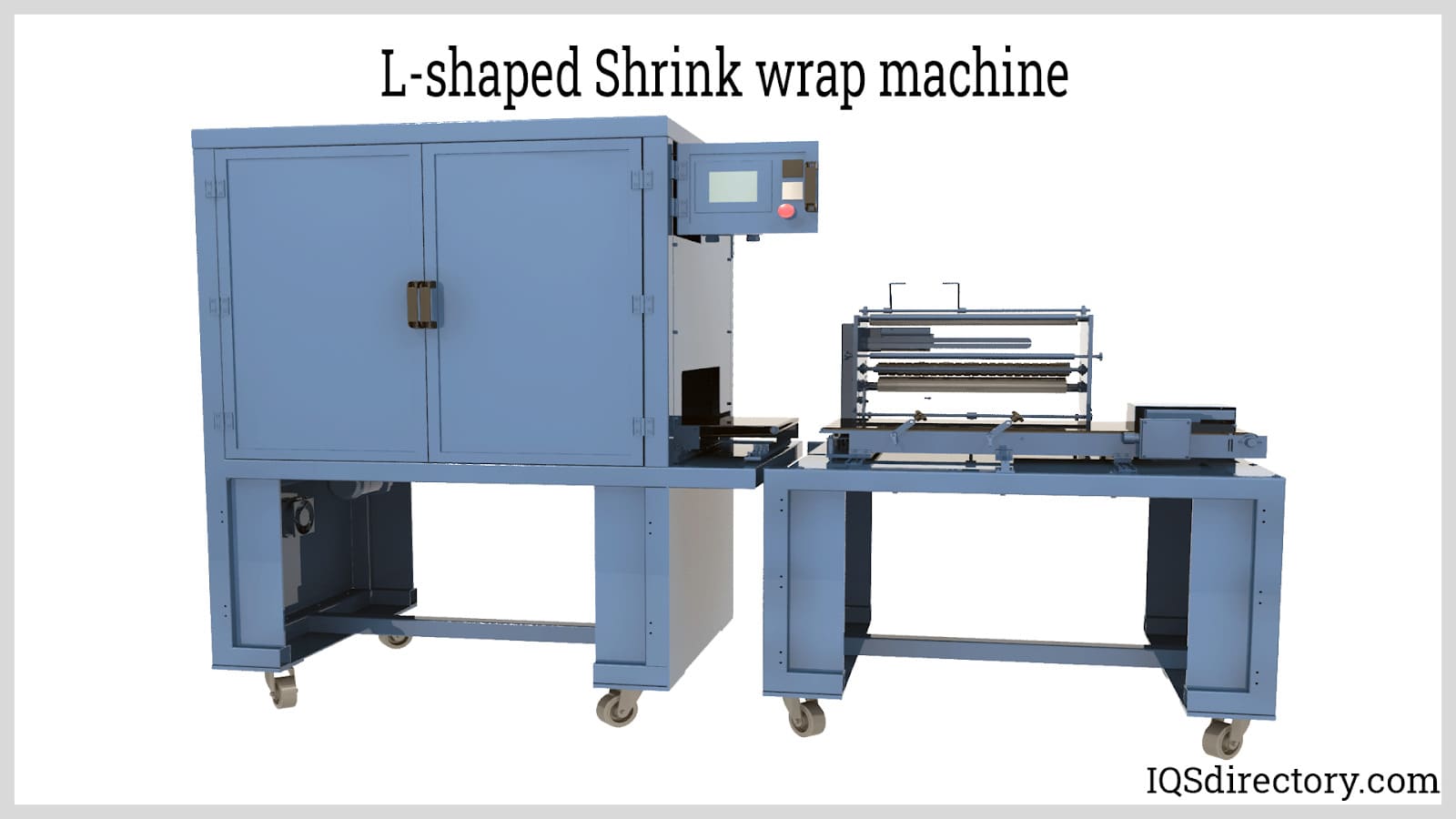 l shaped reel shrink wrapping machine